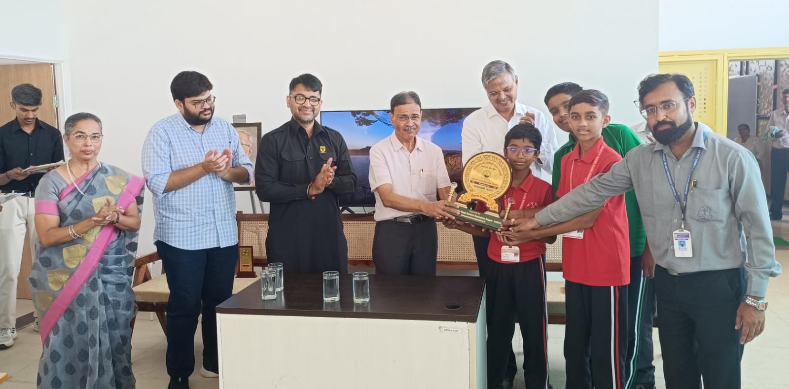 विज्ञान जिज्ञासा प्रतियोगिता में भारती कृष्ण विद्याविहार की जीत