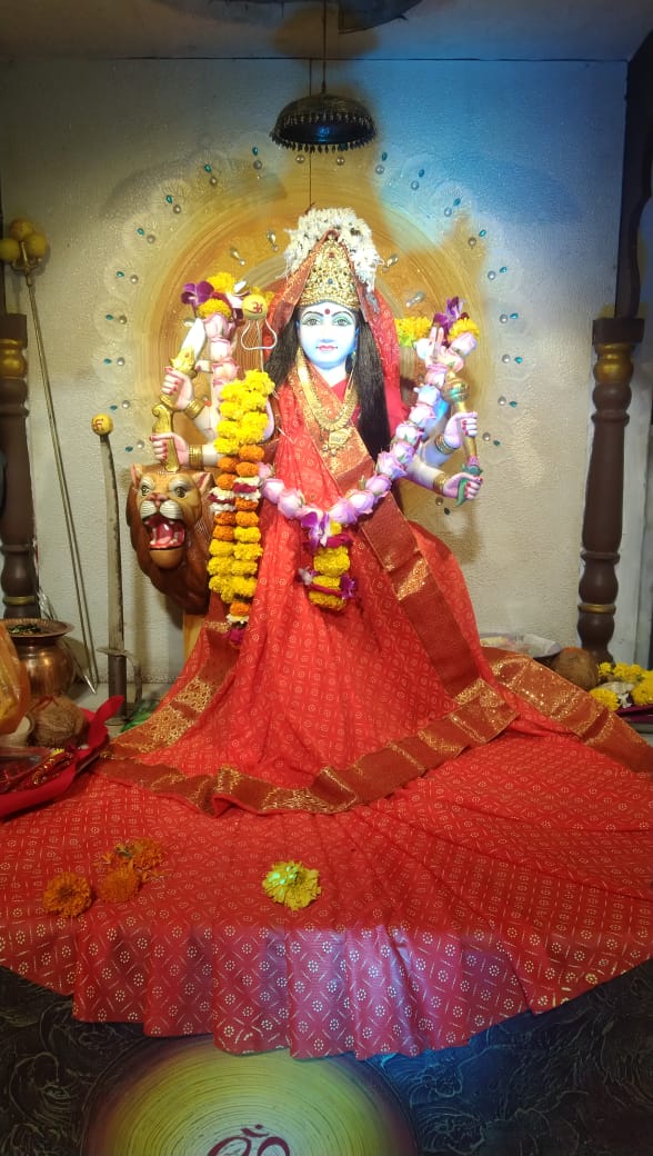 सुयोग नगर दुर्गा माता मंदिर में 801 अखंड ज्योति कलश स्थापना