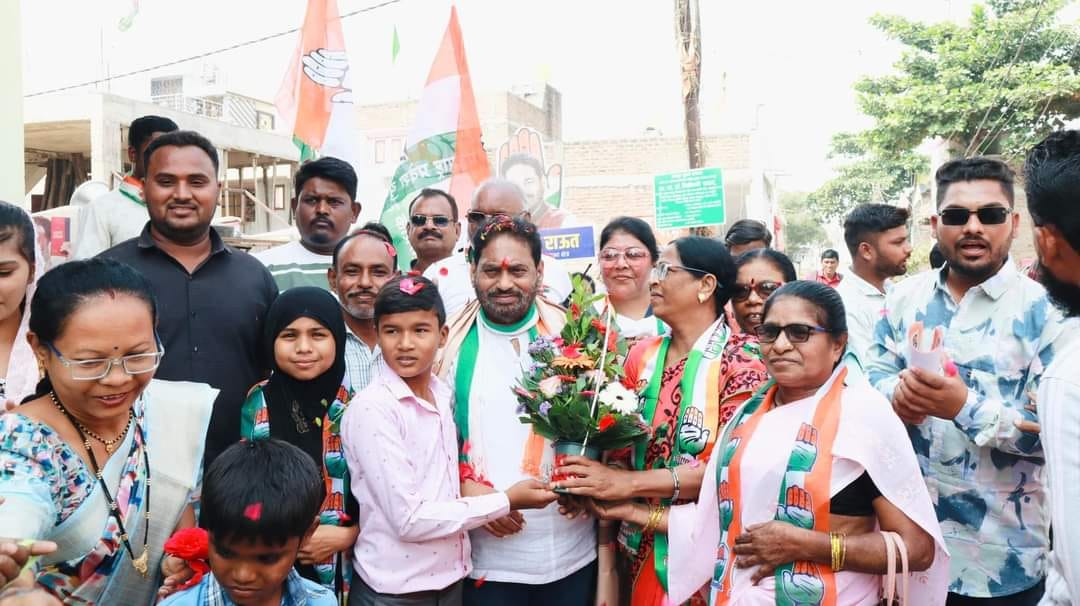 डॉ. नितीन राऊत के चुनाव प्रचार की जोरदार शुरुआत