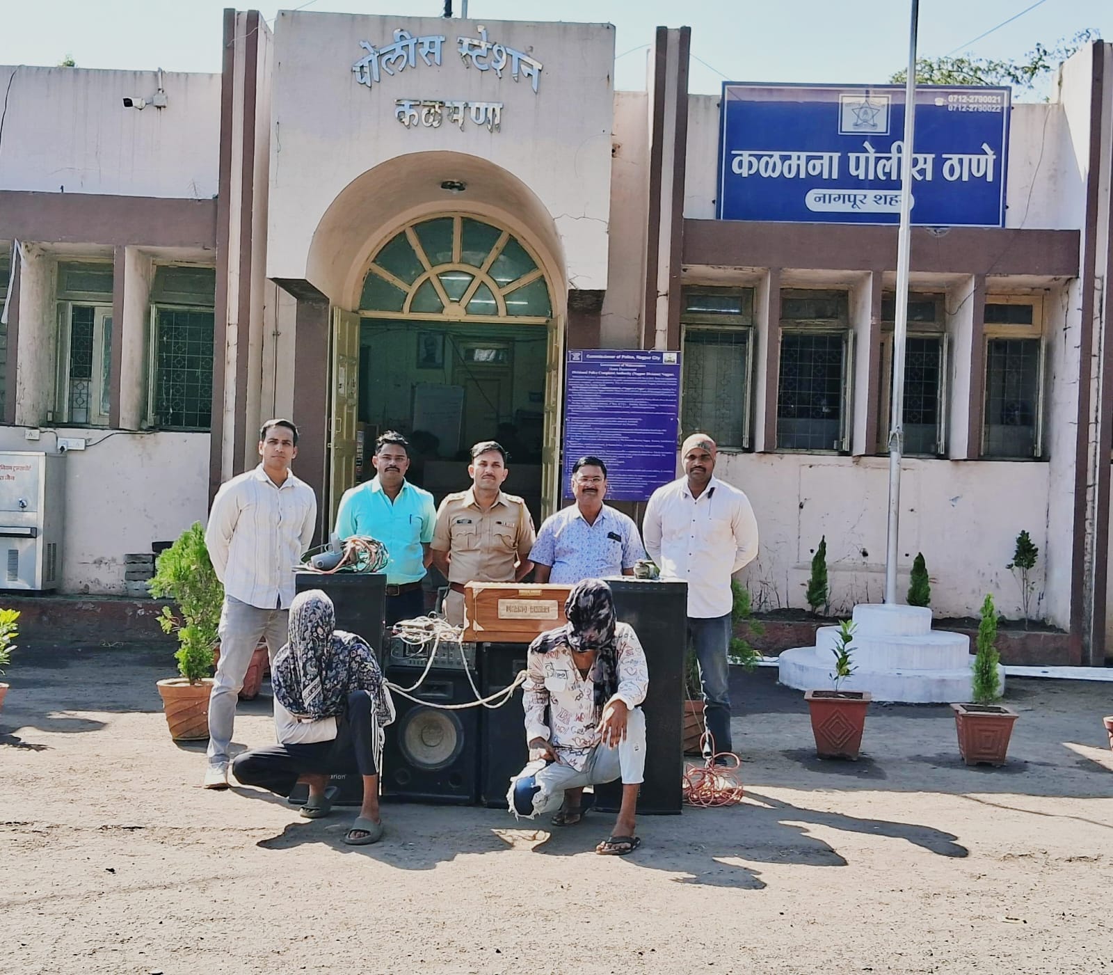 स्कूल से 1 लाख रुपये का सामान चोरी करने वाले आरोपी गिरफ्तार, पूरा माल बरामद