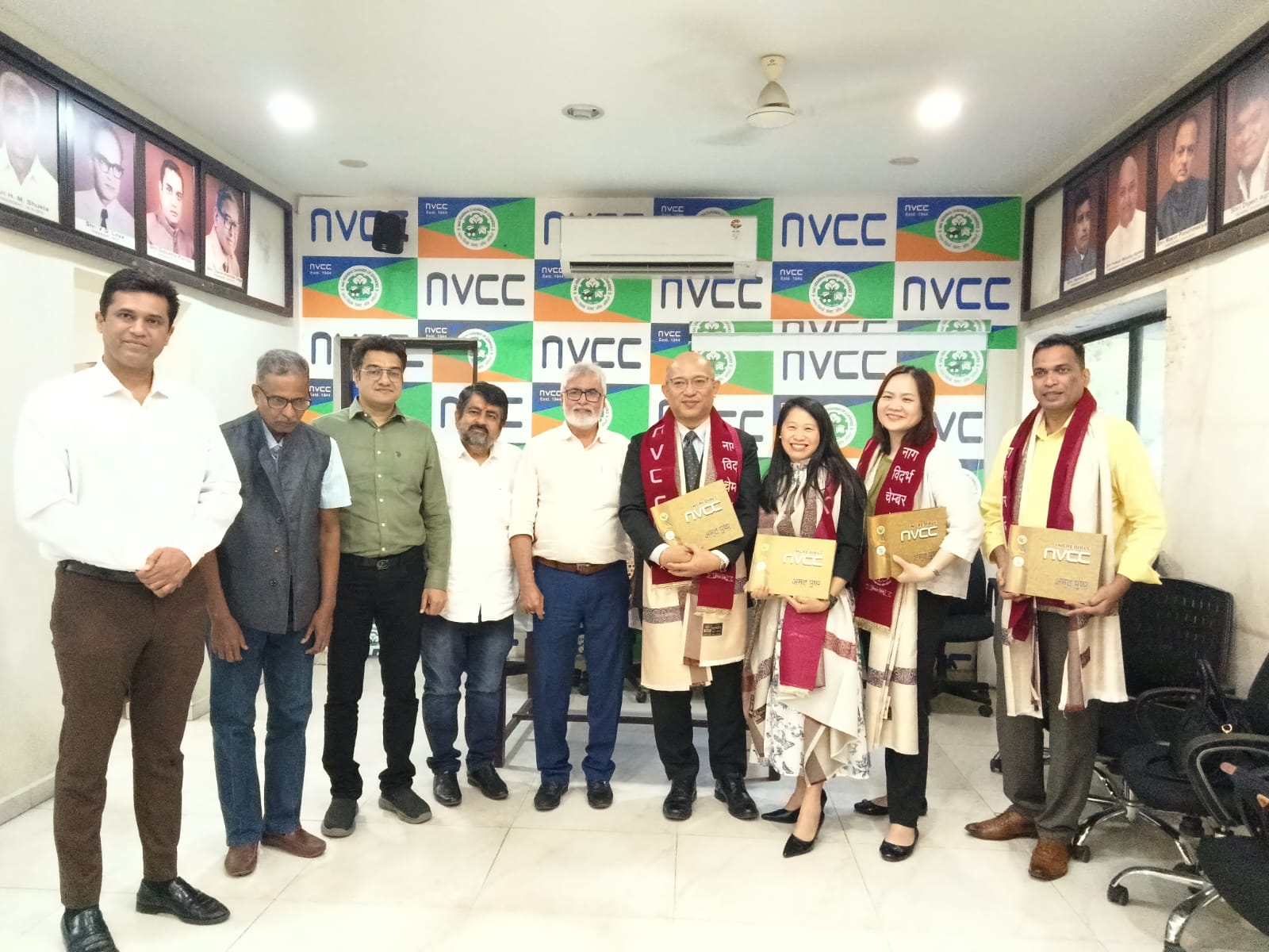 नाग विदर्भ चेंबर ऑफ कॉमर्स में थाय ट्रेड सेंटर, मुंबई के पदाधिकारियों का आगमन
