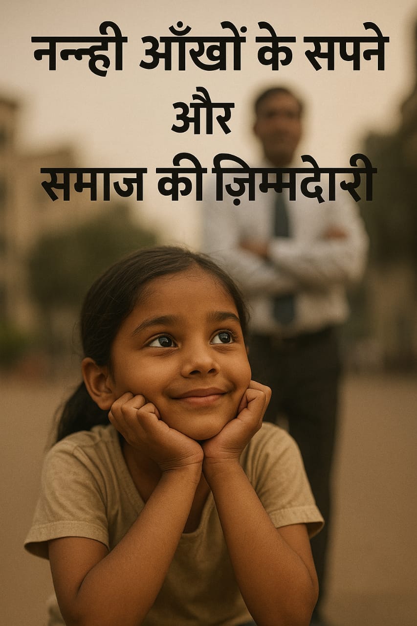नन्ही आँखों के सपने और समाज की ज़िम्मेदारी
